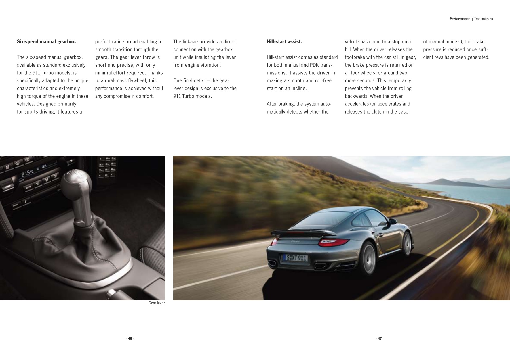 2010 Porsche 911 Turbo Brochure Page 56